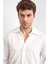 Pamuk Karışımlı Regular Fit Uzun Kollu Örme Gömlek Erkek Gömlek B35W22011 101 5