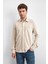 Pamuklu Regular Fit Klasik Yaka Uzun Kollu Gömlek Erkek Gömlek B35W22005 117 2