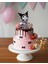 Sevimli Kuromi "happy Birthday" Pasta Süsü - Kişiye Özel Parti Detayı 1
