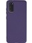 Samsung Galaxy S20 Kılıf Nano Içi Kadife Silikon - Mor 1