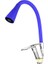 Oynar Başlıklı Çelik Spiral Üzeri Silikon Kaplama Musluk Başlığı Kobra Fonksiyonlu Musluk - Mavi 1