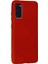 Samsung Galaxy S20 Kılıf Nano Içi Kadife Silikon - Kırmızı 3