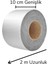 Folyo Kauçuk Bant Yapışkanlı Su Geçirmez Çatı Boru Tamir Bandı (2metre x 10 Cm) 2