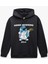 Stitch Lisanslı Kapüşonlu Uzun Kollu Baskılı Oversize Sweatshirt 1