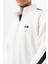 Erkek Pis Dikiş Detaylı Yarım Fermuarlı Diagonel Sweatshirt Ekru 5