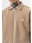 Erkek Zip Oversize Polar Ceket Bej 5