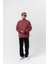 Erkek Respire Yazı Detaylı Basic Oversize Sweatshirt Gül 5