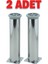 Ludıa Metal Ayarlanabilir 2 Adet Mobilya Ayağı Metal Tablalı 20CM 1