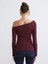 Yeni Sezon Tek Omuz Fitilli Bluz 4