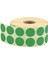 Nokta Etiketi 25 mm Yeşil 2500 Lü 1