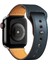 Apple Watch 38MM KR415 Luaz Deri Kordon - Lacivert 1