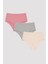 Soft Color 3lü Yüksek Bel Çok Renkli Slip Külot 9