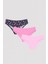Peony 3lü Çok Renkli Hipster Külot 8