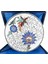 Hatayi Motifli Iznik Tabak – Ev ve Ofis Dekoru (25 cm 9.84 Inch) 1