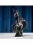 Göz Alıcı Büyü: Siyah Unicorn Heykeli (13CM) - 3D Baskı Sanatı 1