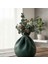 Eko Haki | Koleksiyon Serisi Büzgülü Kumaş Görünümlü | 3D Baskı Dekoratif Vazo (17X18X20 Cm) 1
