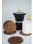 Kahve Temalı 6’lı Ahşap Bardak Altlığı Seti – Espresso / Latte / Cappuccino / Mocha / Americano / Macchiato 2