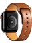 Apple Watch 42MM KR415 Luaz Deri Kordon - Kahverengi 1