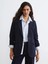 Lcw Vision Lacivert Krep Kadın Blazer Ceket 1