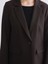 Lcw Vision Kahverengi Krep Kadın Blazer Ceket 3