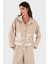 Via Dante Oversize Fit Gömlek Yaka Cep Detaylı Ceket Bayan Ceket 69143740 6