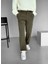 Erkek Baggy Fit Beli Lastikli Rahat Pantolon Haki 7