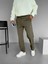Erkek Baggy Fit Beli Lastikli Rahat Pantolon Haki 9