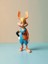 Vintage Lola Bunny Orijinal Figür Oyuncak & 12 cm 1