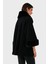 Via Dante Oversize Fit Ceket Yaka Düğmeli Kürk Mont Bayan Mont 6858060 3