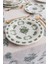Vintage Flowers Green 48 Parça 12 Kişilik Porselen Yemek Takımı 2