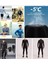 Erkek Fitness Seti Iki Parçalı Elastik Hızlı Kuruyan Uzun Kollu T-Shirt+ Tayt Pantalon , Erkek Spor Giyim 6