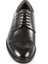 Bağcıklı Siyah Deri Kauçuk Taban Erkek Günlük Ayakkabı 8589 46 4