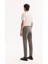 Erkek Gri Haki Klasik Bel Soft Touch Pamuklu Slim Fit Pantolon B003038 7