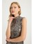 Leopar Desenli Elbise 4