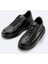Erkek Siyah %100 Deri Esnek Taban Hafif Casual Ayakkabı A52Y8019 7