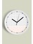 Soyut - Bohem - Geometrik Temalı Modern Duvar Saati - 30CM - Önü Camlı Beyaz Kasa - Sessiz Mekanizma 1