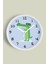 Sevimli Timsah Çocuk Odası Duvar Saati - 30CM - Önü Camlı Beyaz Kasa - Sessiz Mekanizma 1