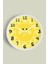 Sevimli Güneş Çocuk Odası Modern Duvar Saati - 30CM - Önü Camlı Beyaz Kasa - Sessiz Mekanizma 1