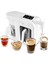 Hatır Plus Barista 6 In 1 Latte Cappuccino ve Közde Türk Kahve Makinesi Matte White 2