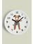 Sevimli Köpek Çocuk Odası Duvar Saati - 30CM - Önü Camlı Beyaz Kasa - Sessiz Mekanizma 1