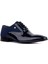 Bağcıklı Lacivert Rugan Tekstil Erkek Klasik Ayakkabı 6025 848 514 1