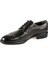 Bağcıklı Siyah Hakiki Deri Kauçuk Taban Erkek Klasik Ayakkabı 8582 46 3