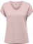 Onllucy Lıfe Ss Vneck Moster Top Box Jrs Kadın Pembe T-Shirt - 15343382 1