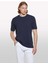 %100 Pamuk Bisiklet Yaka Regular Fit T-Shirt Erkek Lacivert T-Shirt - 325P3089S104J 4