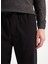 Normal Bel Düz Paça Jogger Siyah Erkek Pantolon MML5WM-PNT2207 5