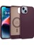 14 Plus ile Uyumlu Kılıf Pop Mag Magsafe Özellikli Burgundy Bean - ACS04939 2