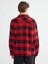Xsıde Kırmızı Rahat Kalıp Uzun Kollu Ekose Erkek Oduncu Gömlek Ceket 4