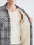 Xsıde Gri Rahat Kalıp Ekose Polar Erkek Gömlek Ceket 4
