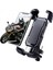 360° Derece Ayarlanabilen Gidon Bağlantılı Bisiklet Motosiklet Için Abs 4-7.8″ Inç Telefon Tutucu 1