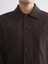 Lcw Vision Kahverengi Rahat Kalıp Uzun Kollu Erkek Gömlek Ceket 3